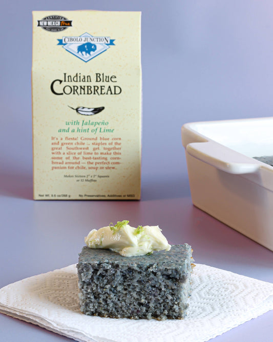 Indian Blue Cornbread