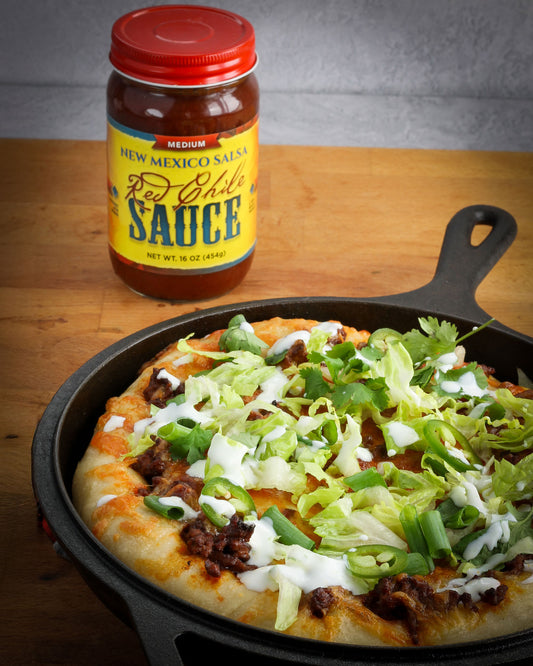 Deep-Dish Enchilada Pizza